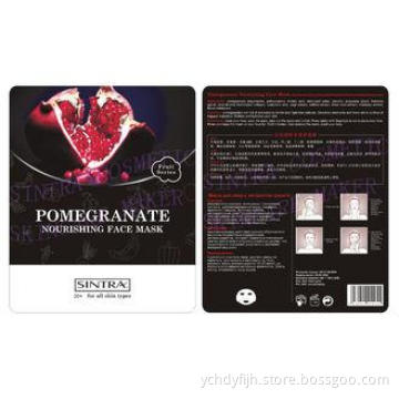 Natural Moisturizing Facial Mask , Pomegranate Nourishing F